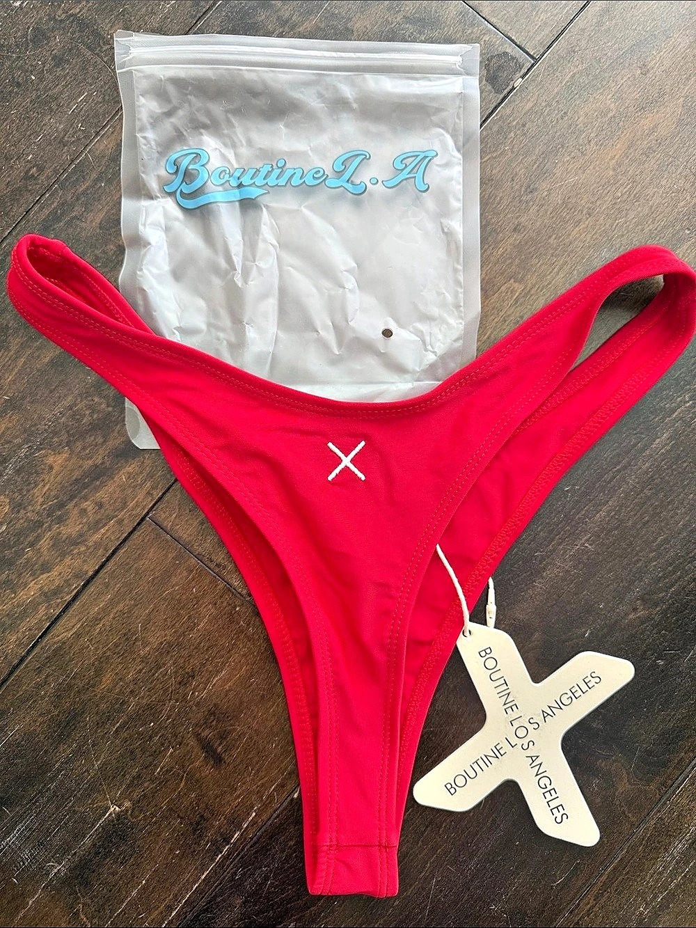 Boutine LA Rose Red Chic 80’s Bikini Bottom